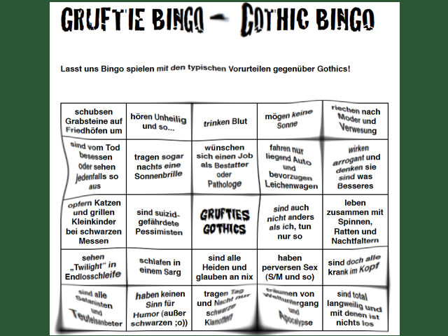 Gruftie-Bingo-Vorschau