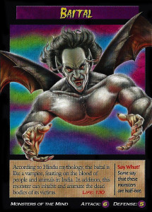 Trading Card Baital (Foto: Wierd N'wild Creatures Wiki)