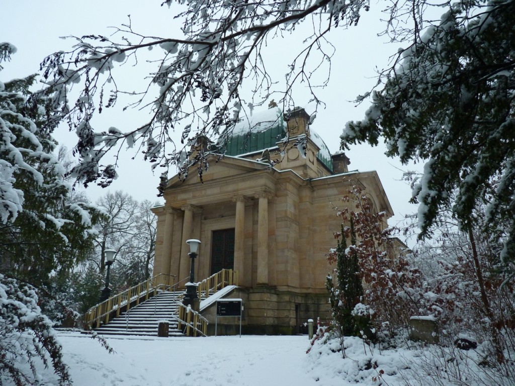 Das alte Krematorium - erbaut vom "Verein für Feuerbestattung in Mainz"
