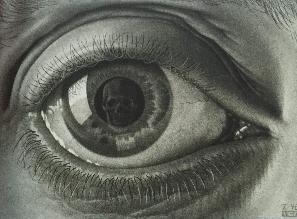 Auge, 1947, Mezzotinto - M.C. Escher