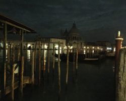 Bella Venezia Supermorbidiziosa Die San Salute war die einzige, die uns nachts um 2 Uhr in Venedig willkommen hieß. Sonst begegneten wir keiner Seele Mensch.